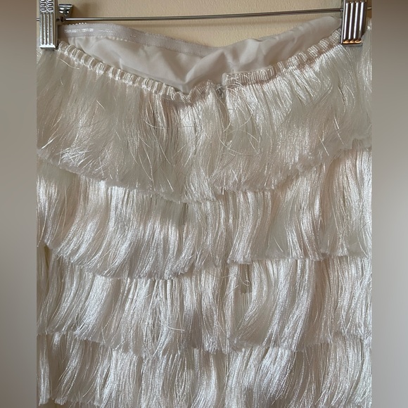 NWT Nasty Gal Fringe Strapless Mini Dress - Picture 7 of 10